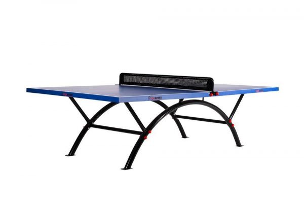 Black outdoor tennis table